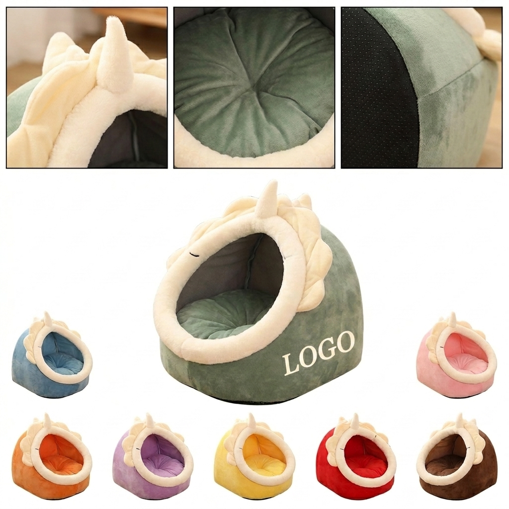 Unicorn Plush Cat Bed and Playhouse