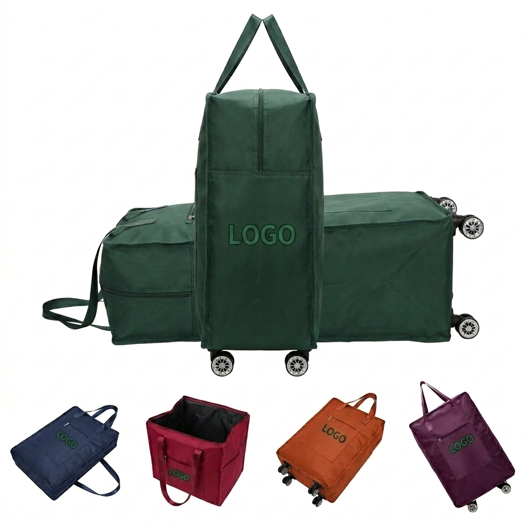 Fold & Roll Collapsible Travel Case with Front Pocket