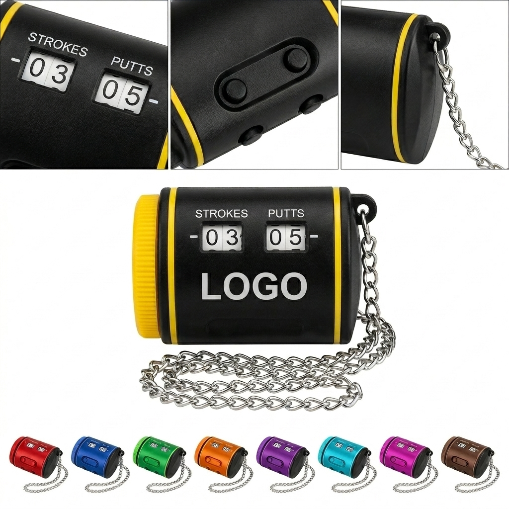 Solo Golf Stroke & Putt Counter with Clicker