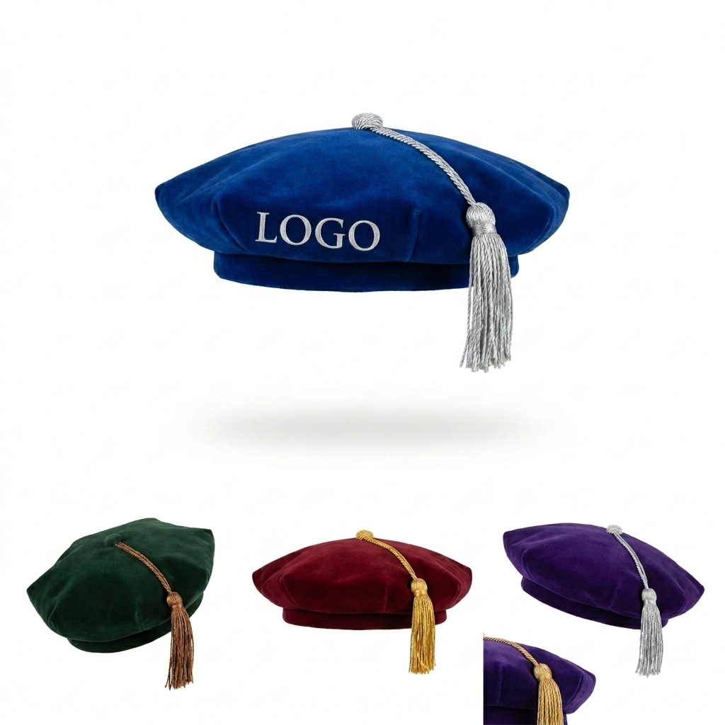 Velvet Doctoral Graduation Tam for Masters & PhD Ceremonies