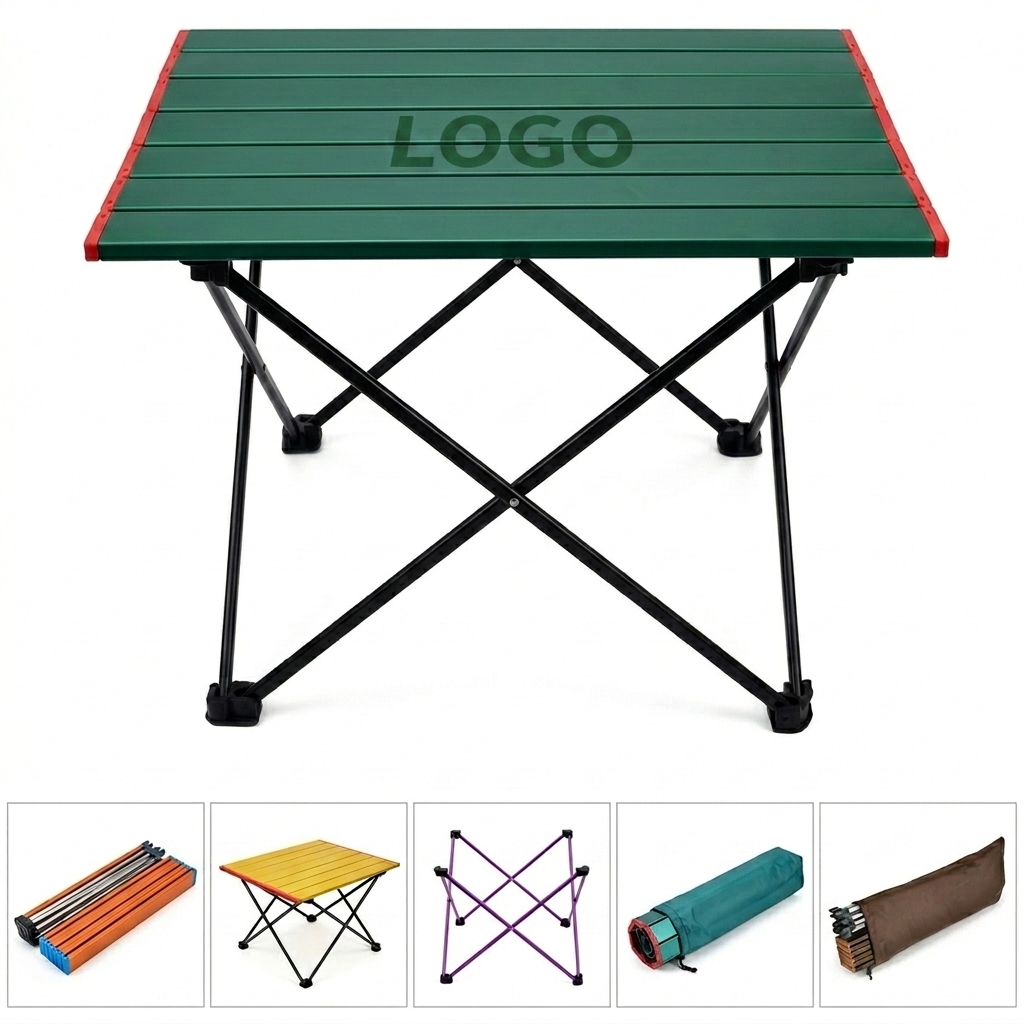 Portable Aluminum Folding Picnic Table for Outdoor & Indoor Use