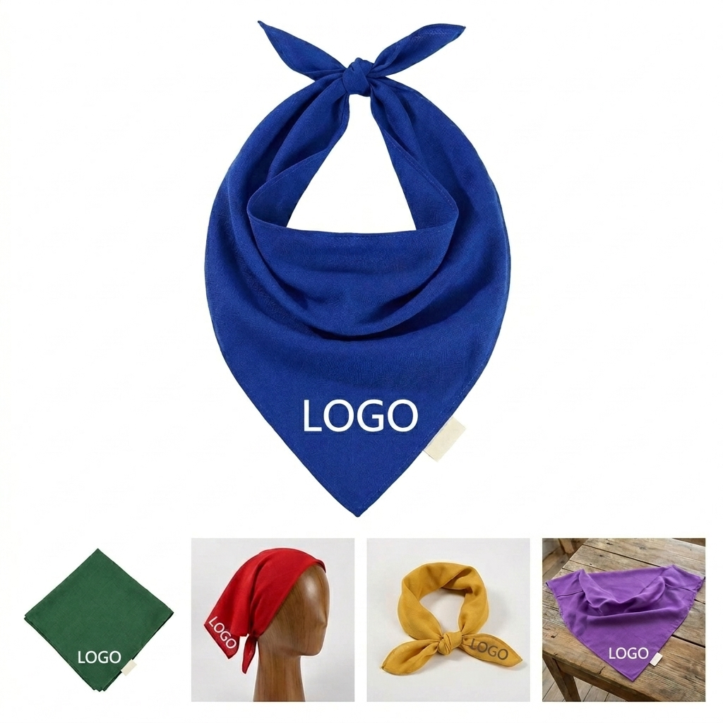 Versatile Tie-On Triangle Headband - Comfortable Adjustable Strap for Any Occasion