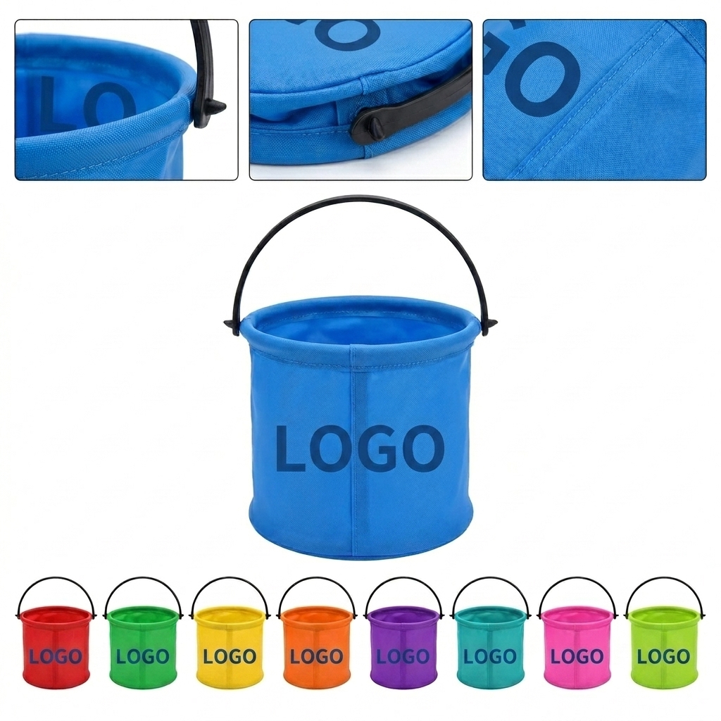 Collapsible PVC Utility Bucket for Trade Shows & Promotions