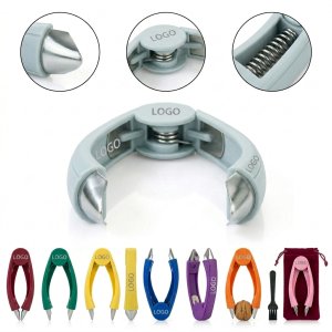 Light Blue Stainless Steel Nut Cracker